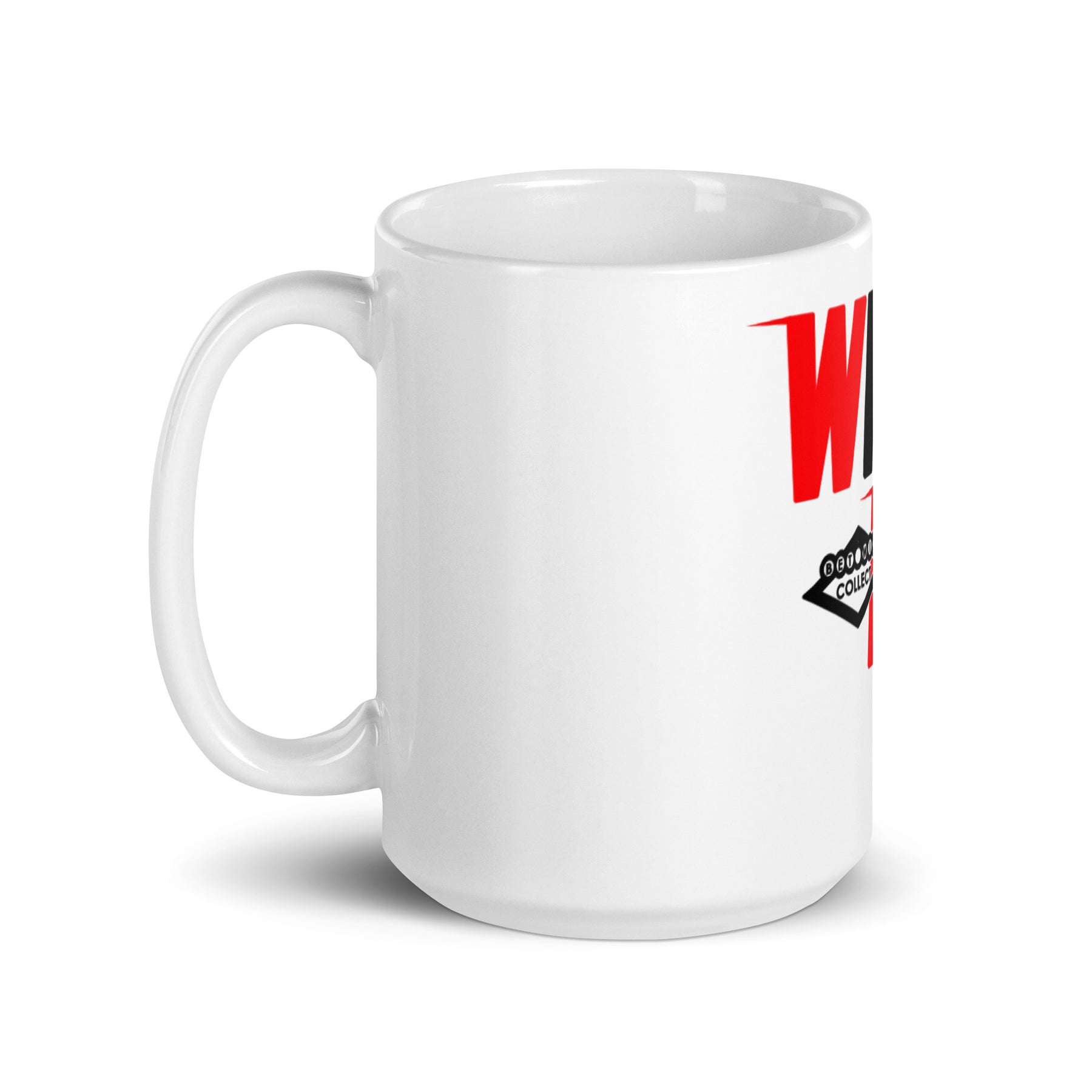 WINNIN EDITION Red and Black White Glossy Mug