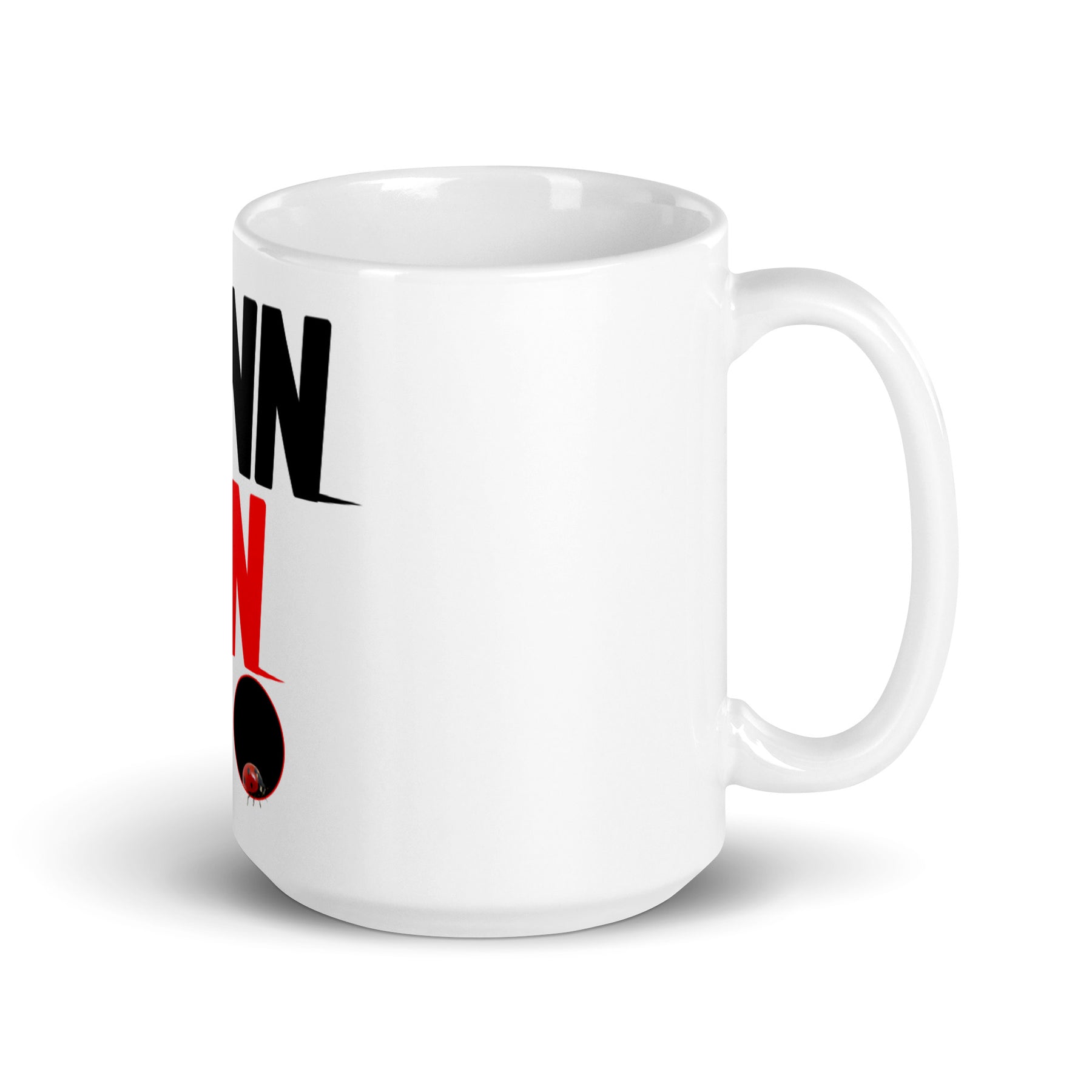 WINNIN EDITION Red and Black White Glossy Mug
